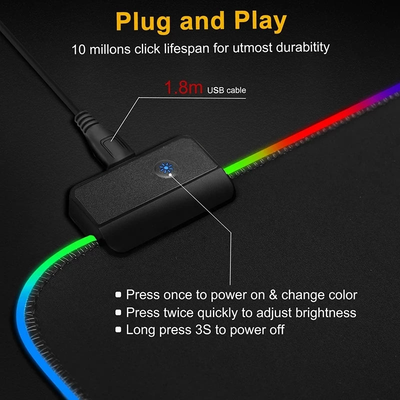 Nexa RGB Mouse Pad XL- Iluminação LED para o teu Setup