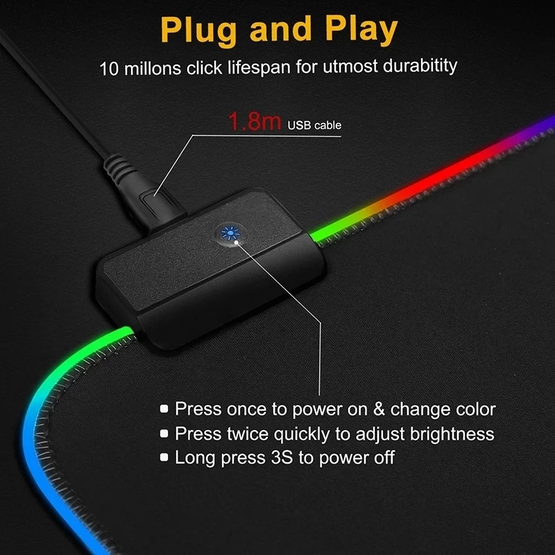 Nexa RGB Mouse Pad XL- Iluminação LED para o teu Setup
