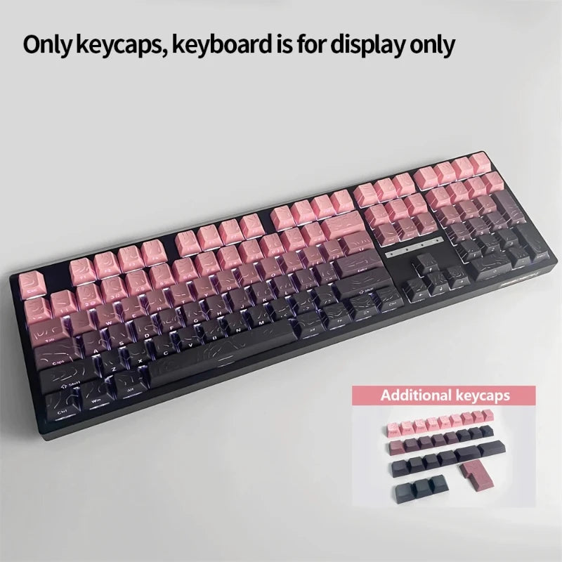 Nexa 98 Key White Topographic 4.0 PBT Keycaps