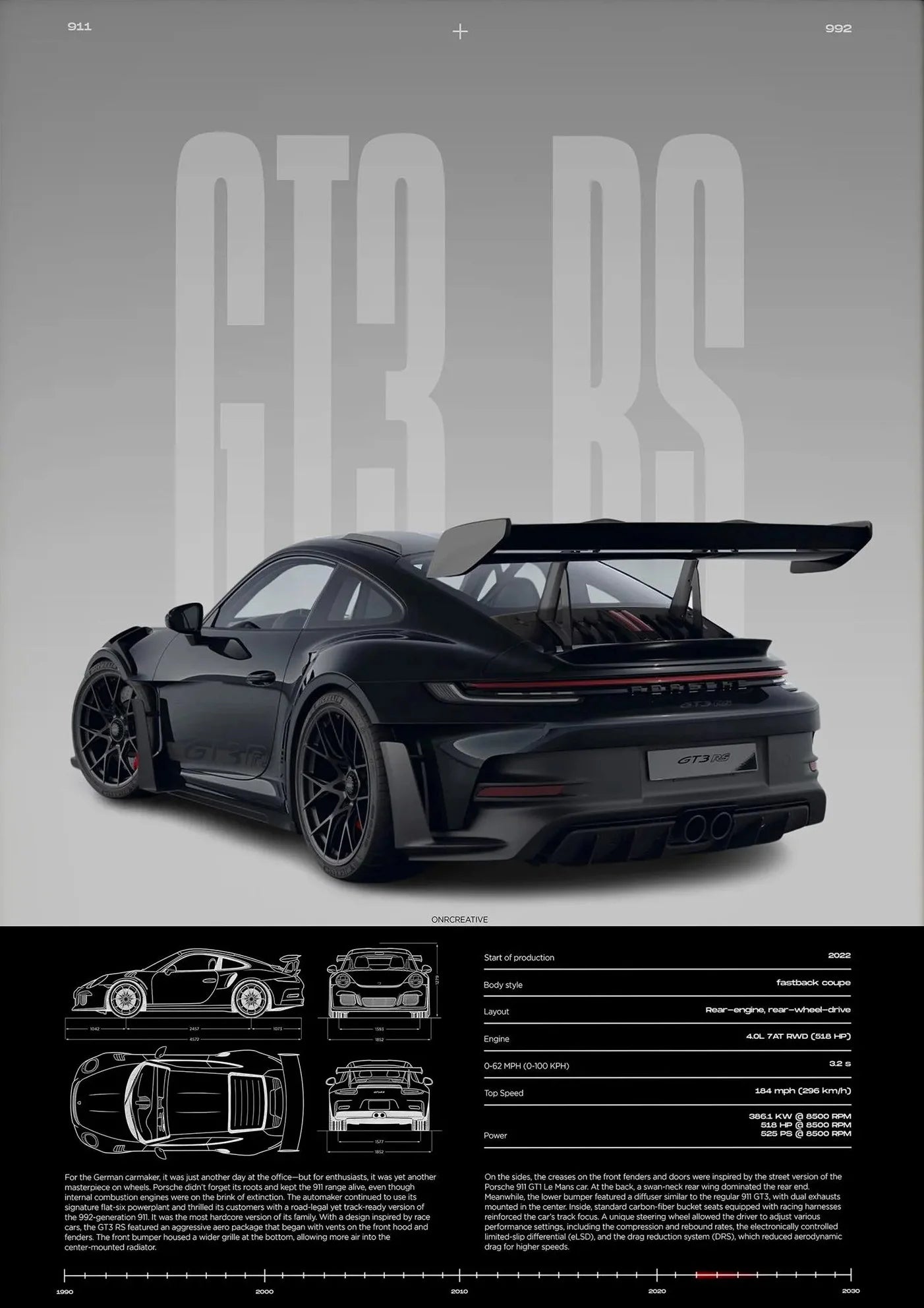 Nexa GT3 RS Poster