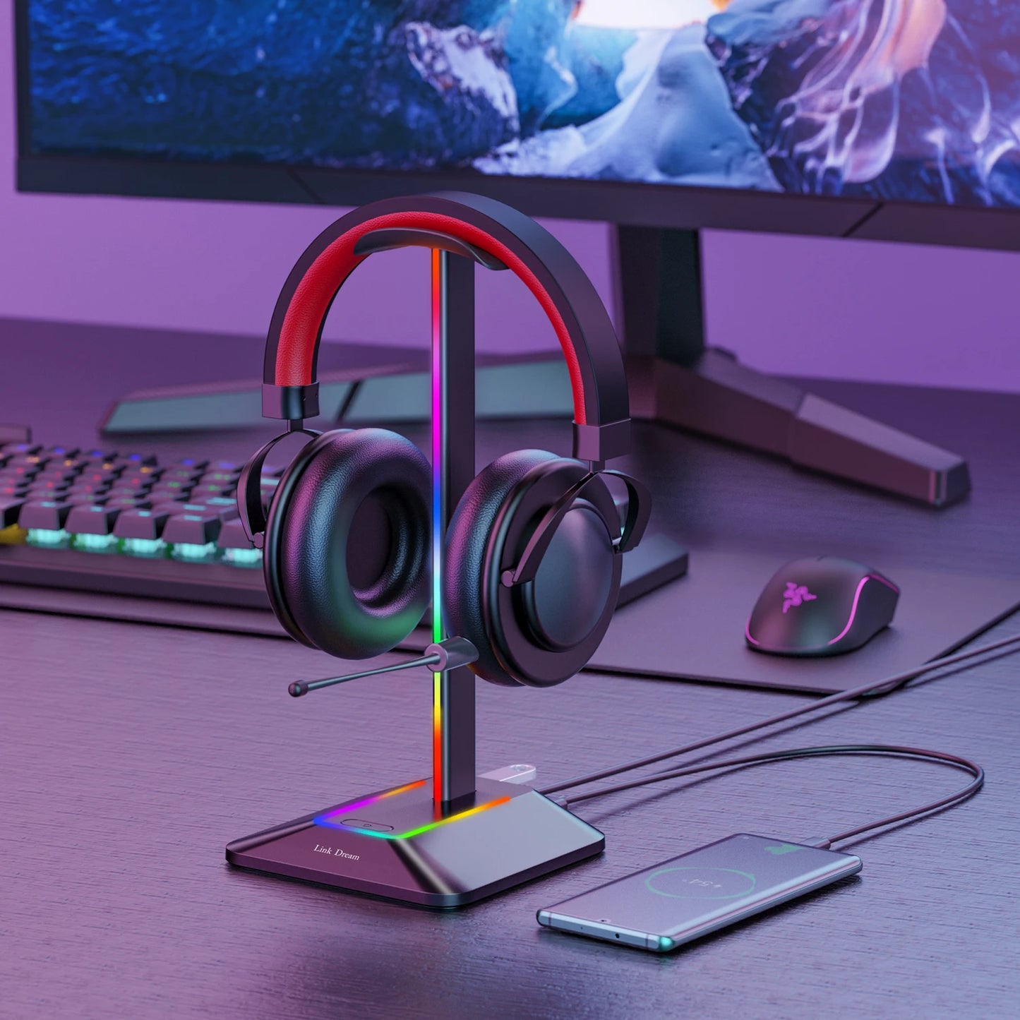 Nexa RGB Headphones Stand