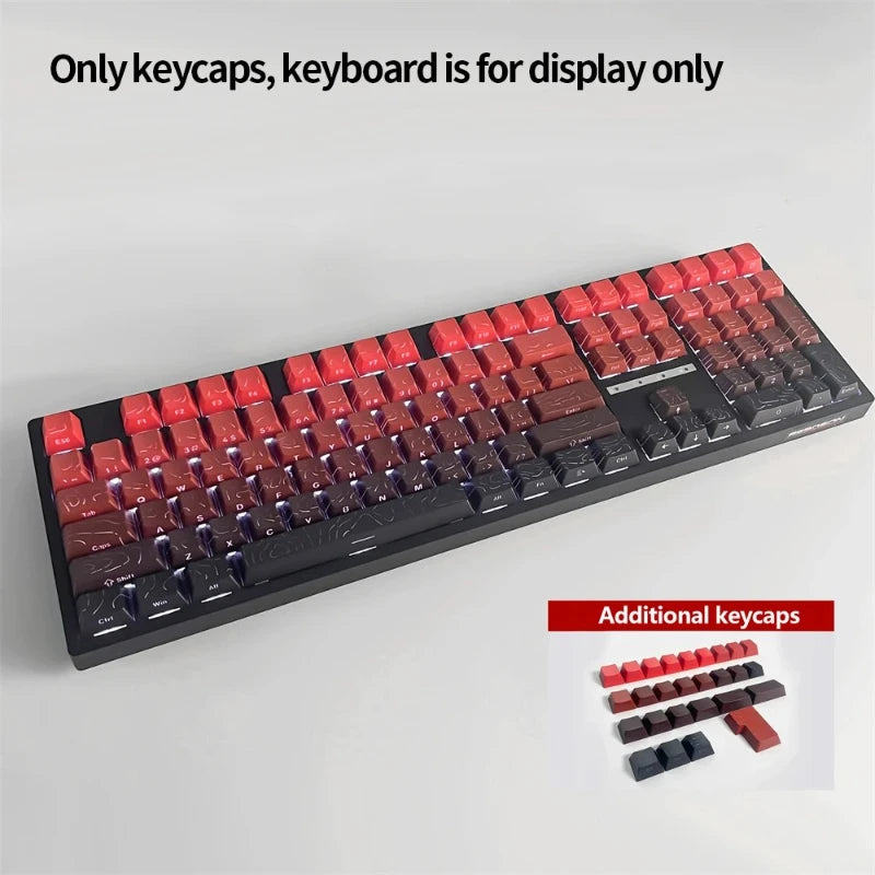 Nexa 98 Key White Topographic 4.0 PBT Keycaps