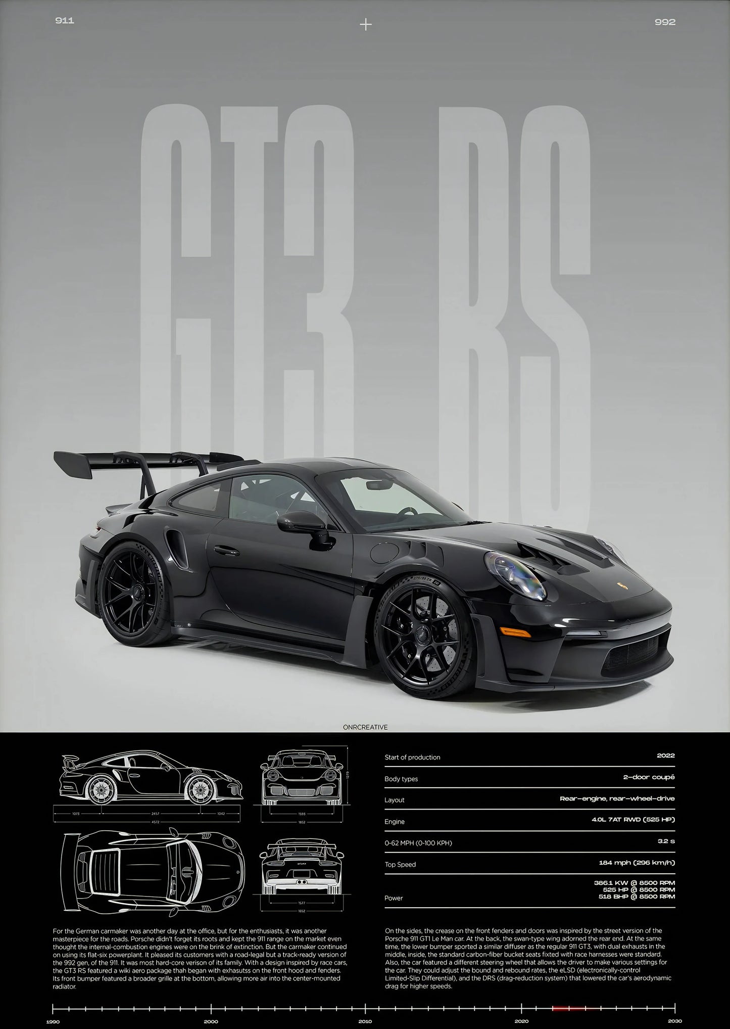 Nexa GT3 RS Poster