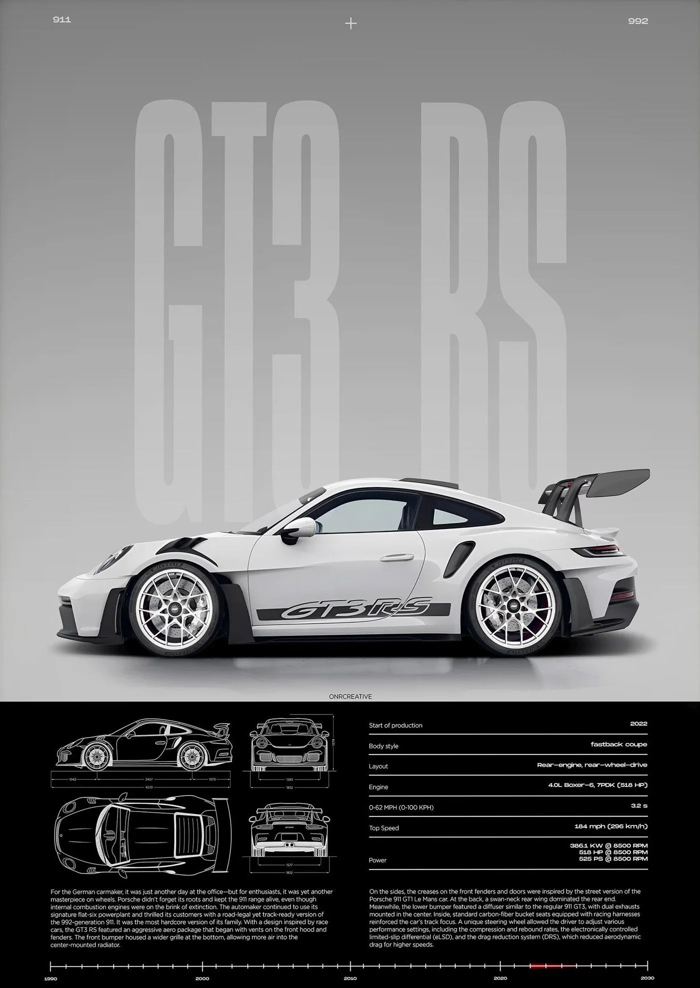 Nexa GT3 RS Poster